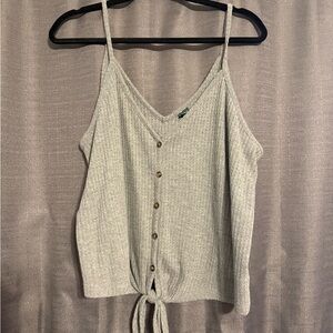 Wild Fable Gray Button-Down Camisole